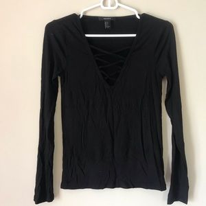 Criss Cross Front Long Sleeve